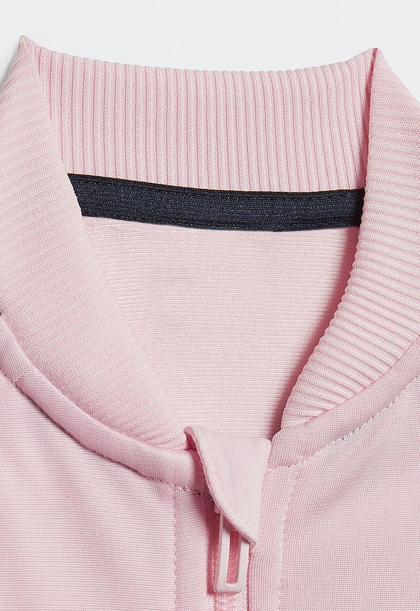 adidas Originals - Infants 3 stripes tricot tracksuit - clear pink