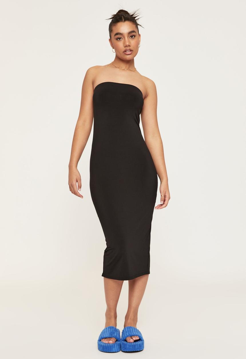 Supré  - Koko bandeau midi dress - black