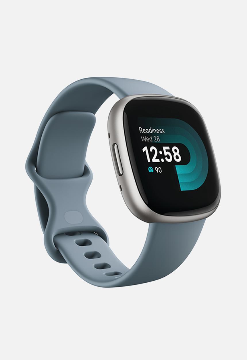 Fitbit - Versa 4 fitness smartwatch - waterfall blue