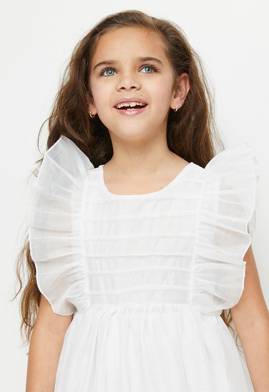 Pop Candy - Girls dress - white