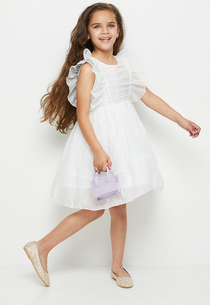 Pop Candy - Girls dress - white