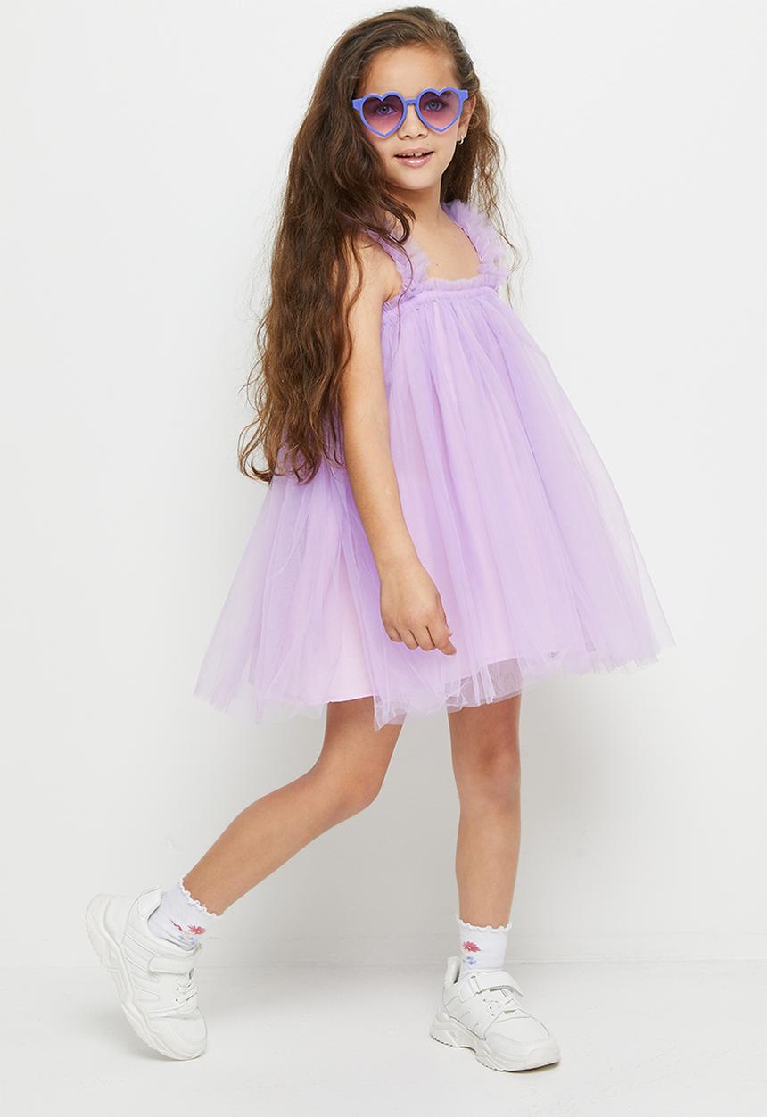 Pop Candy - Girls mesh dress - purple
