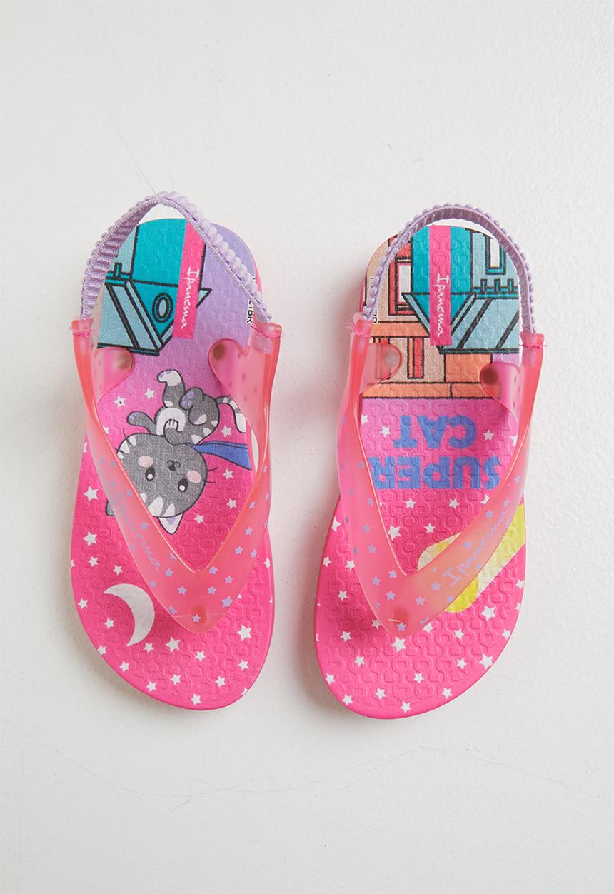 Ipanema - Toddler ankle strap cat - dark pink