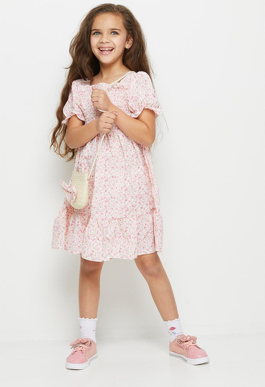 Pop Candy - Puff sleeve dress - pink