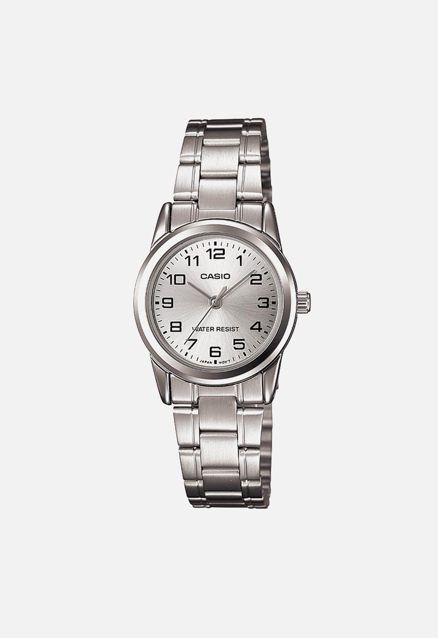 Casio - Analog steel bnd silver - steel