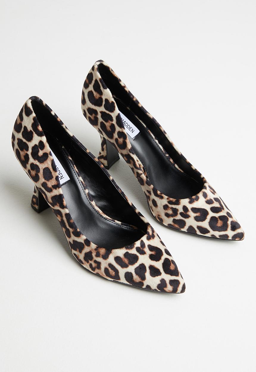 Steve Madden - Notary court heel - leopard velvet