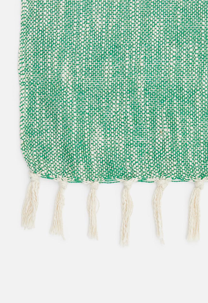 H&S - Coilow throw - green