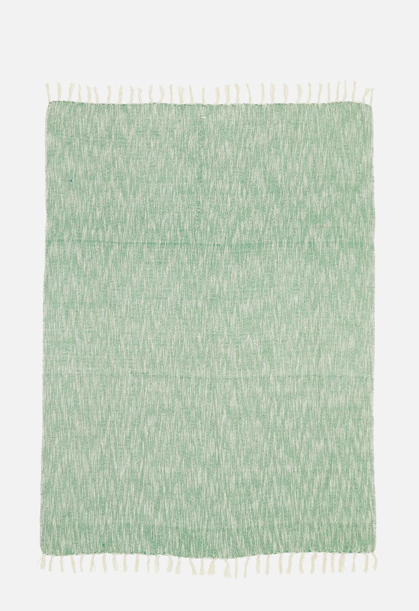 H&S - Coilow throw - green
