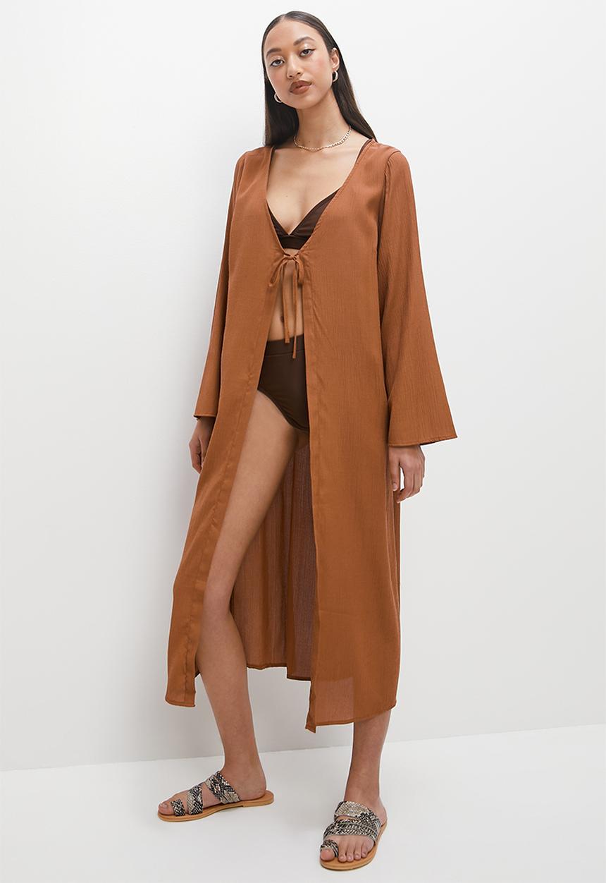 Superbalist - Tie detail cover up - rust