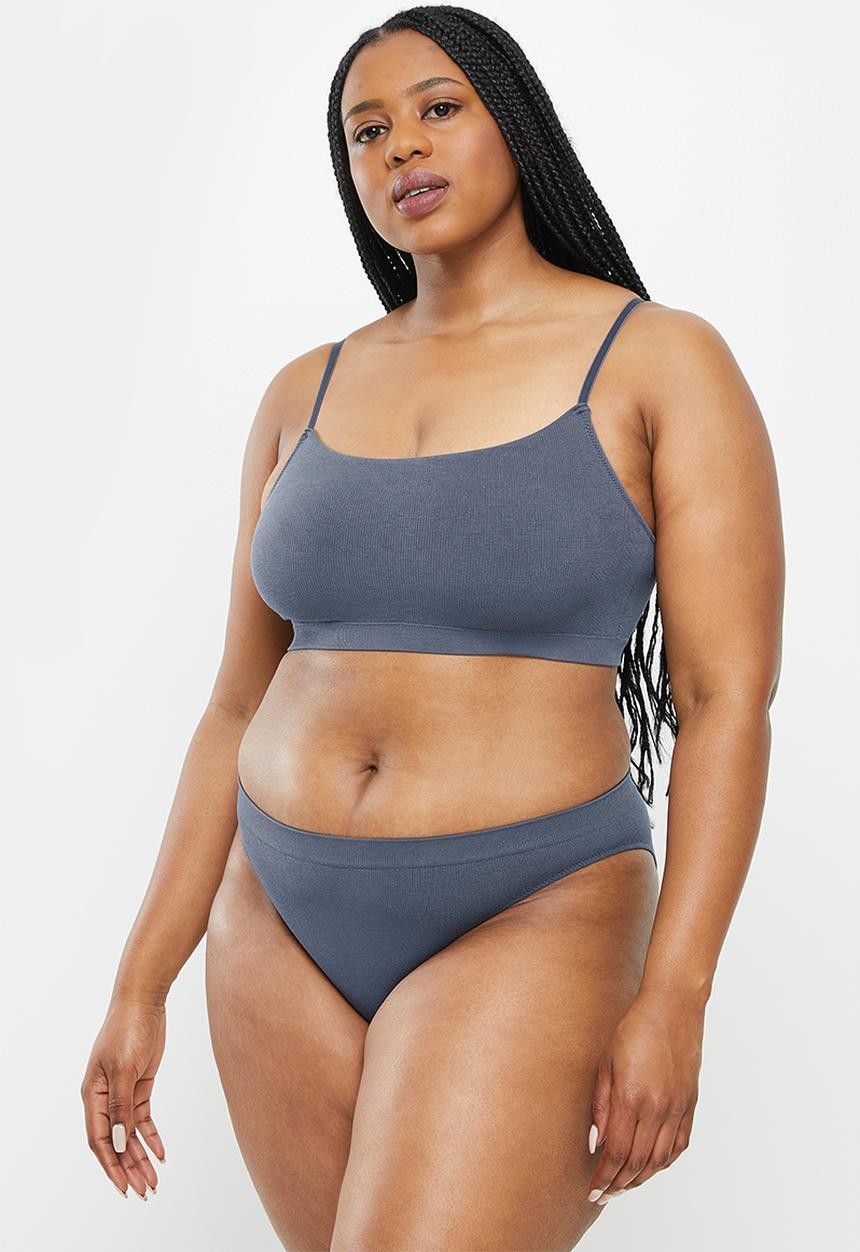 DORINA - Plus 2 pack orla light padded bralette - ivory & grey