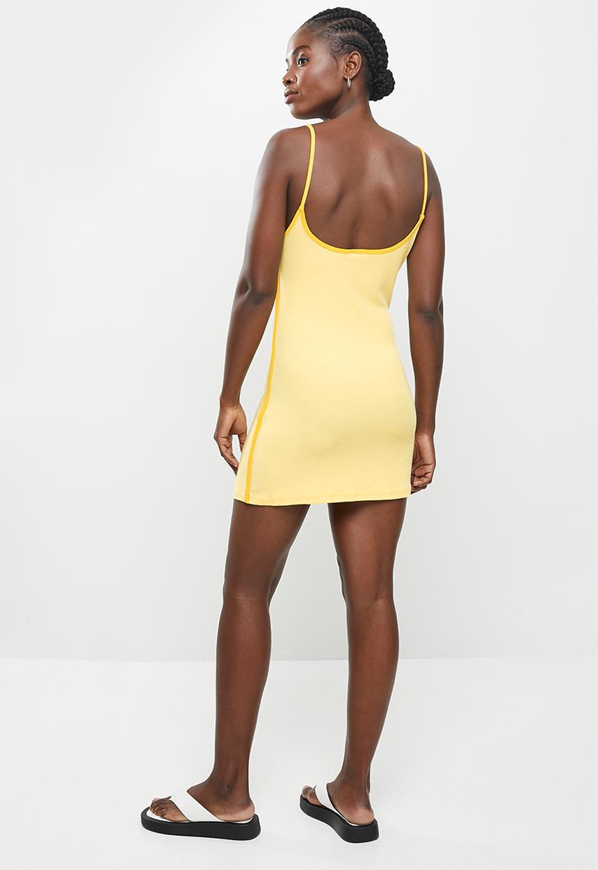 dailyfriday - Strappy mini dress - yellow