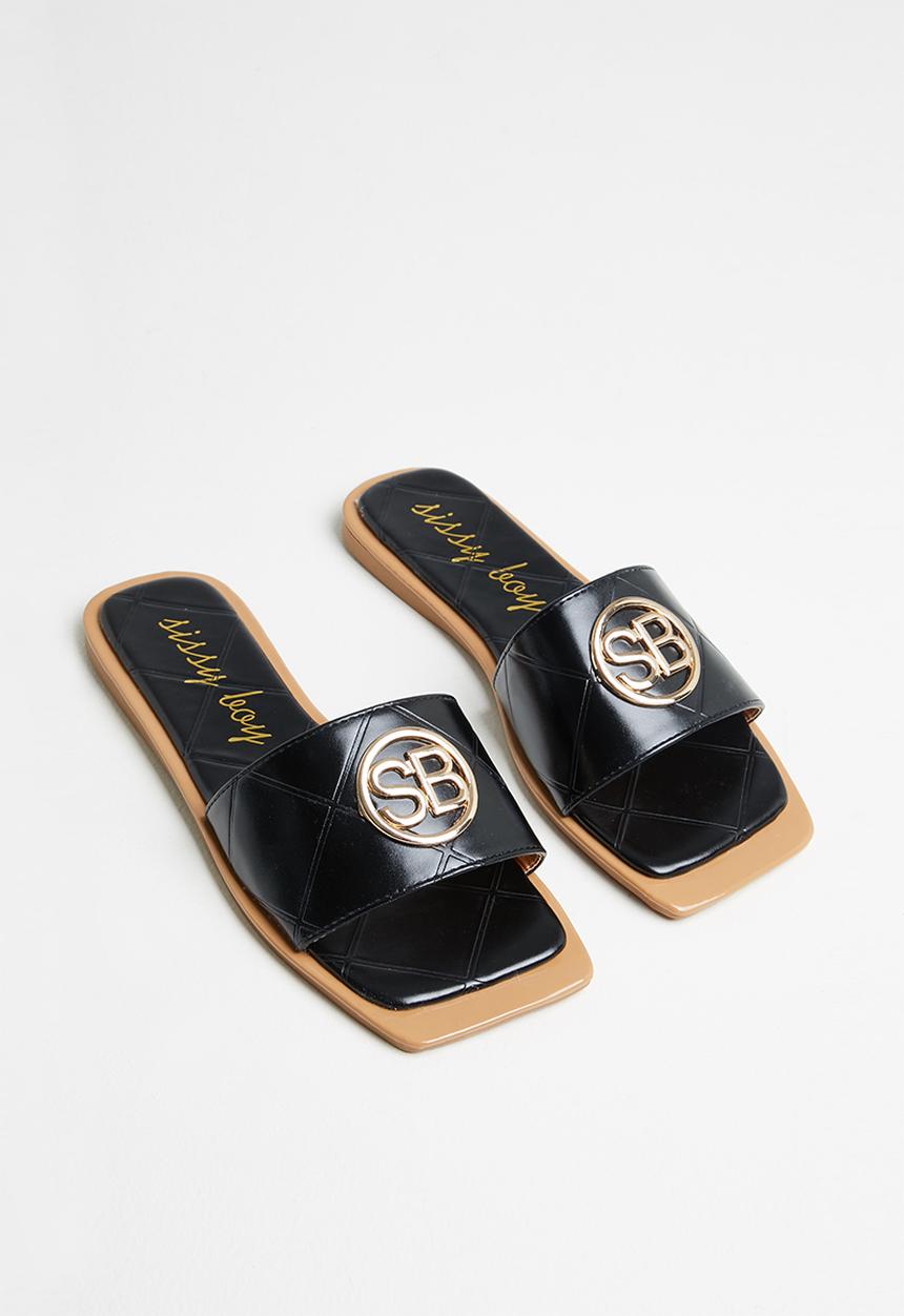 SISSY BOY - Crossed out sandal - black