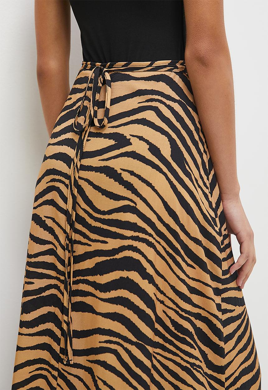 Superbalist - Easy wrap skirt - zebra