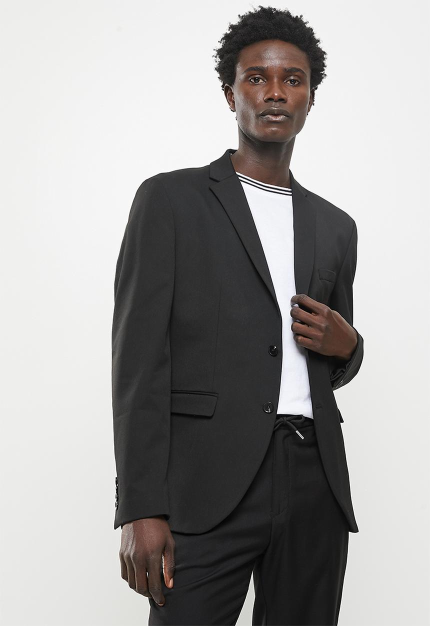 Selected Homme - Slim fit mylocarlo flex blazer - black