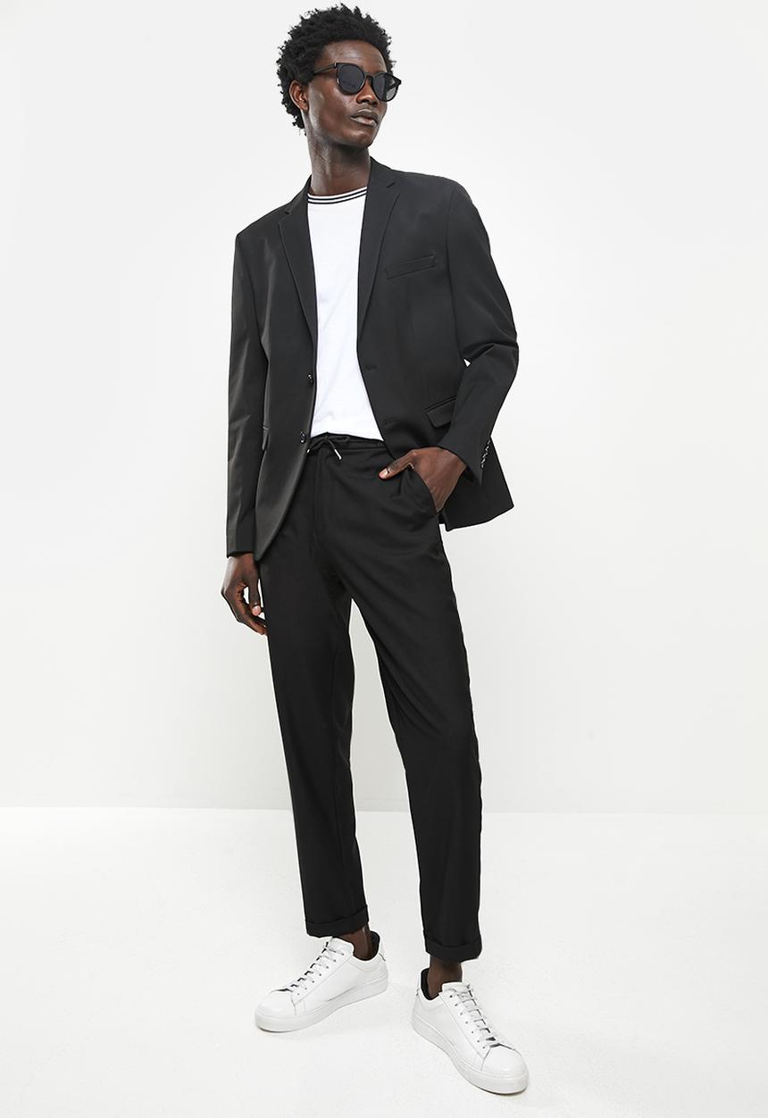 Selected Homme - Slim fit mylocarlo flex blazer - black