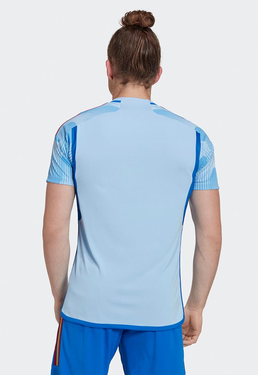 adidas Performance - Spain 22 Away WC Jersey - glow blue/glory blue