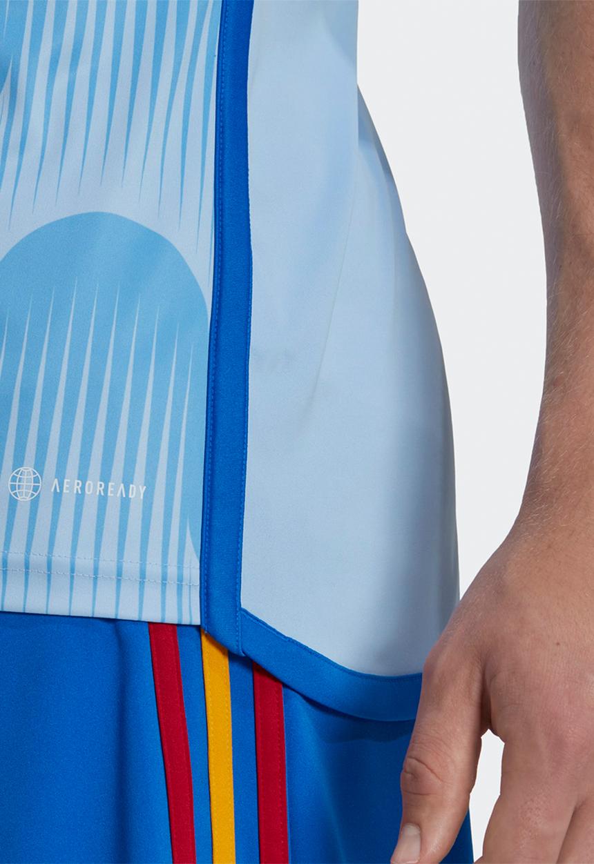 adidas Performance - Spain 22 Away WC Jersey - glow blue/glory blue