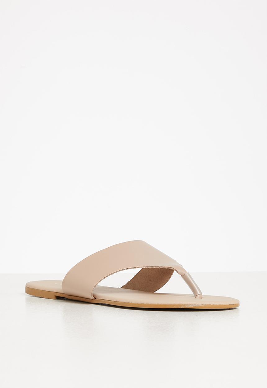 edit - Jill leather thong - milk