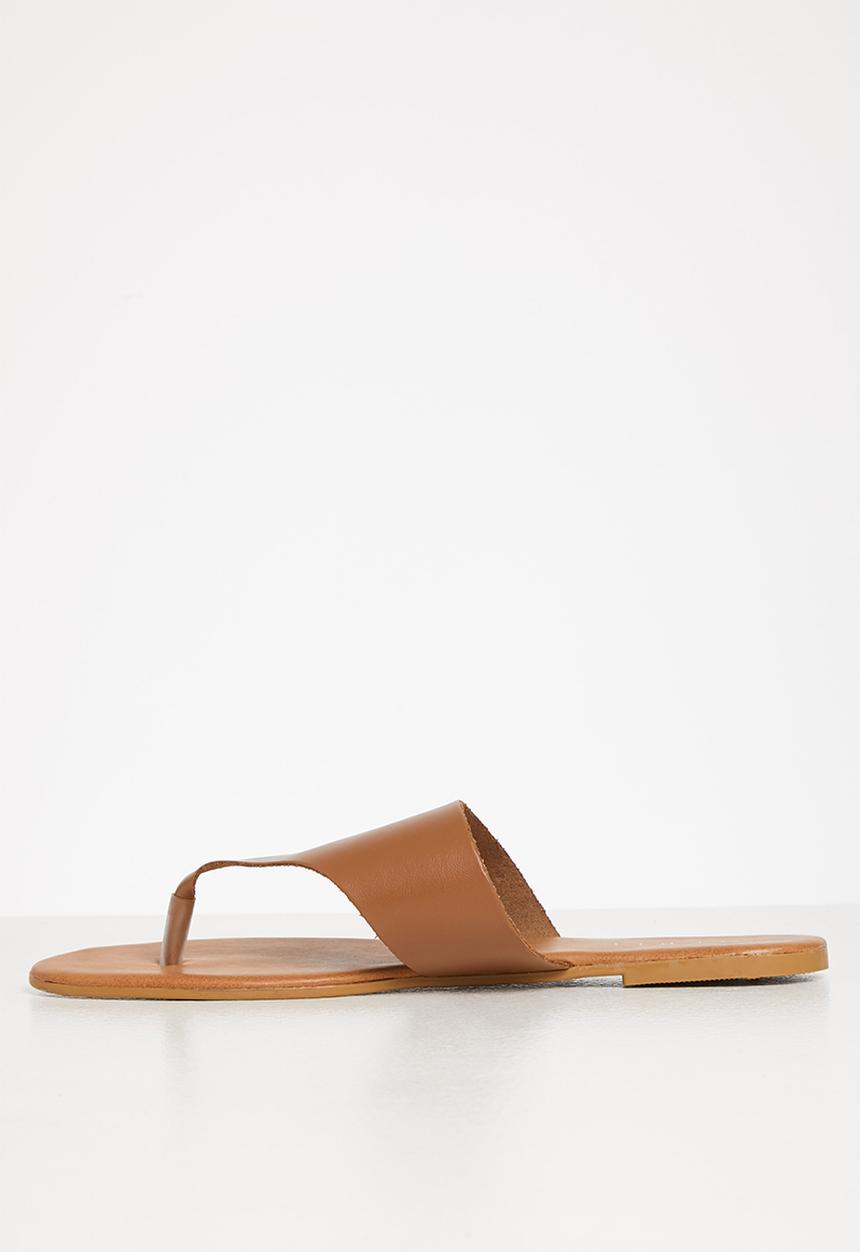 edit - Jill leather thong - tan