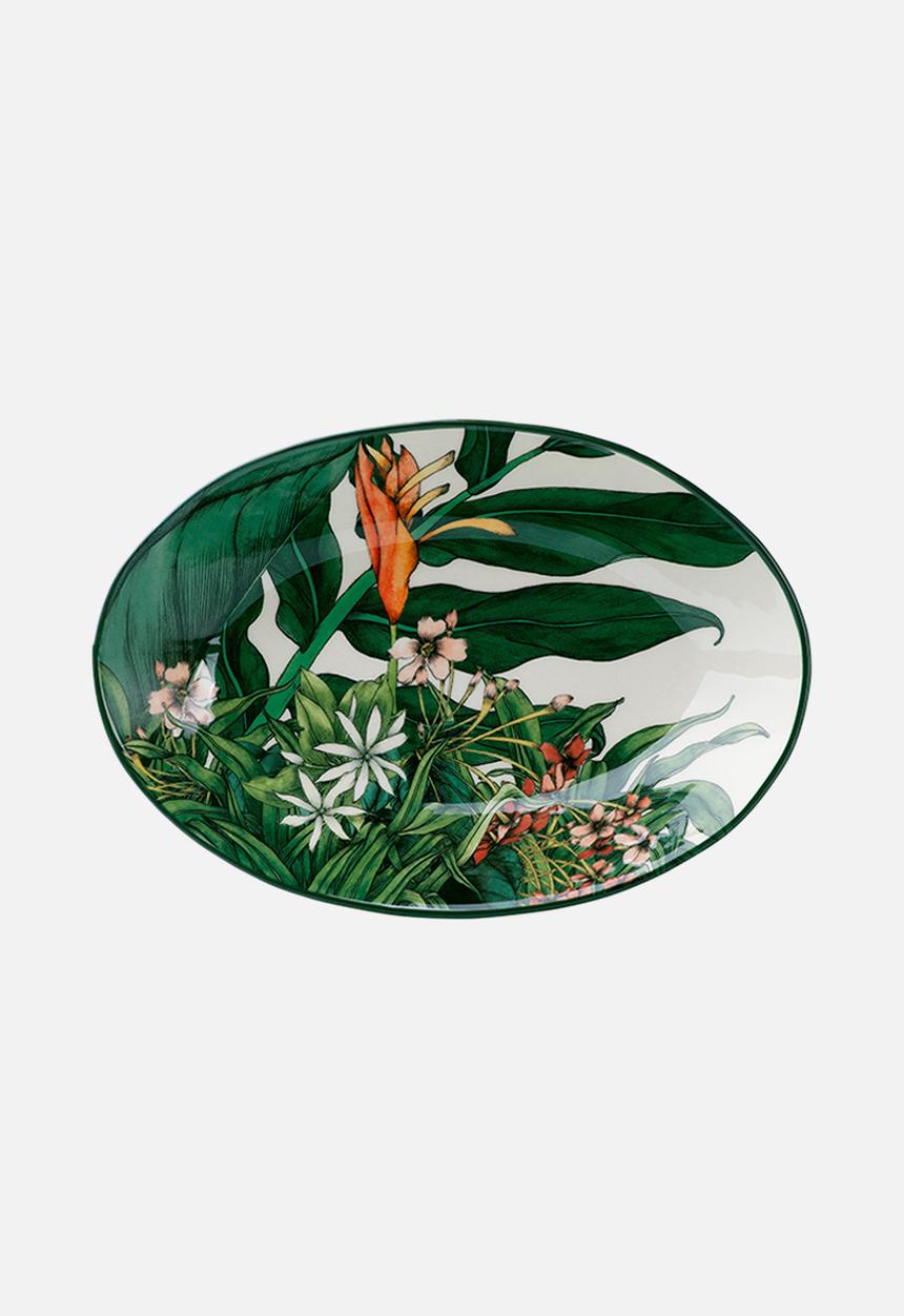 Maxwell & Williams - Night garden oval serving bowl - 25x17xm