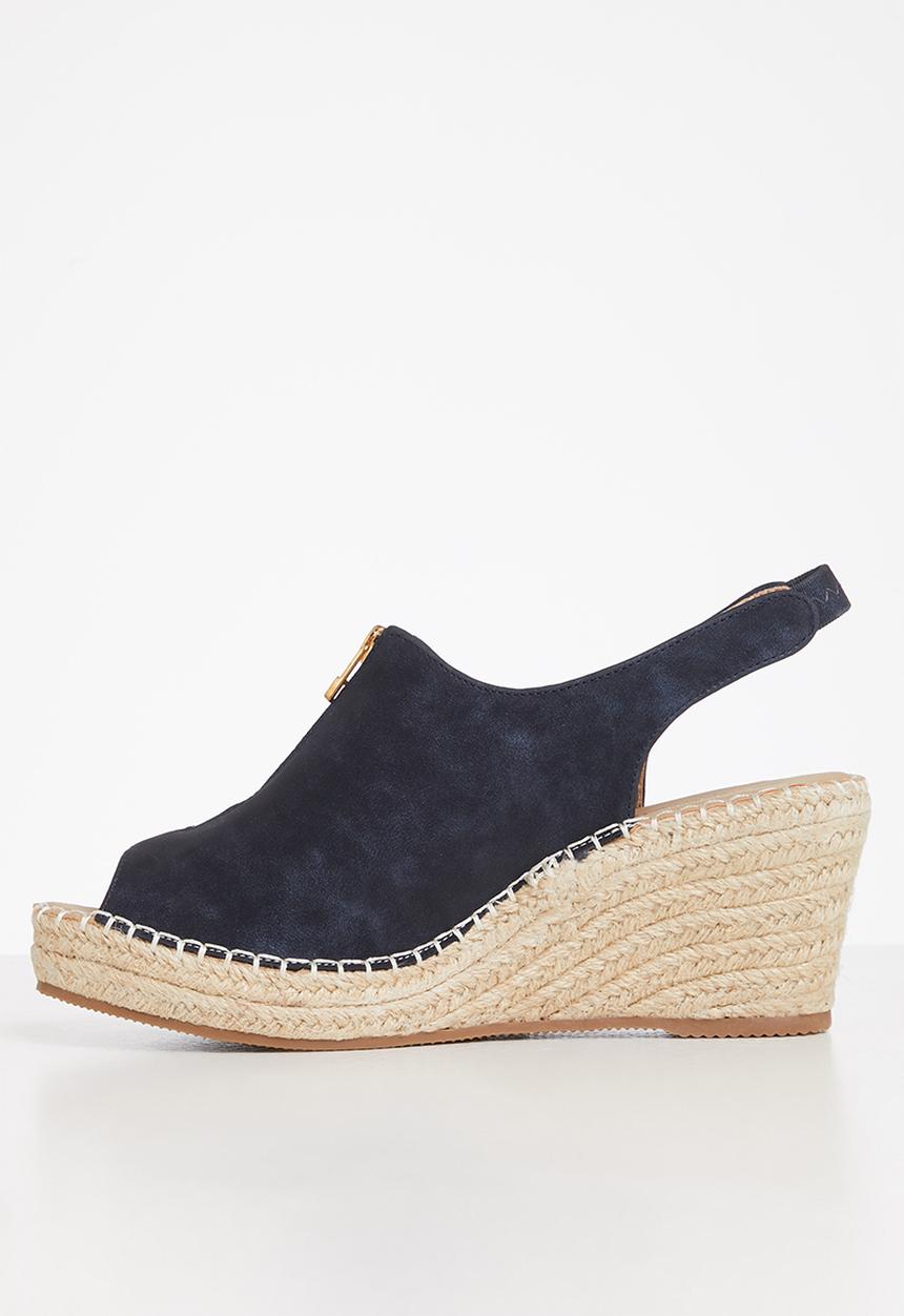 Butterfly Feet - Savy 2 espadrille wedge heel - navy