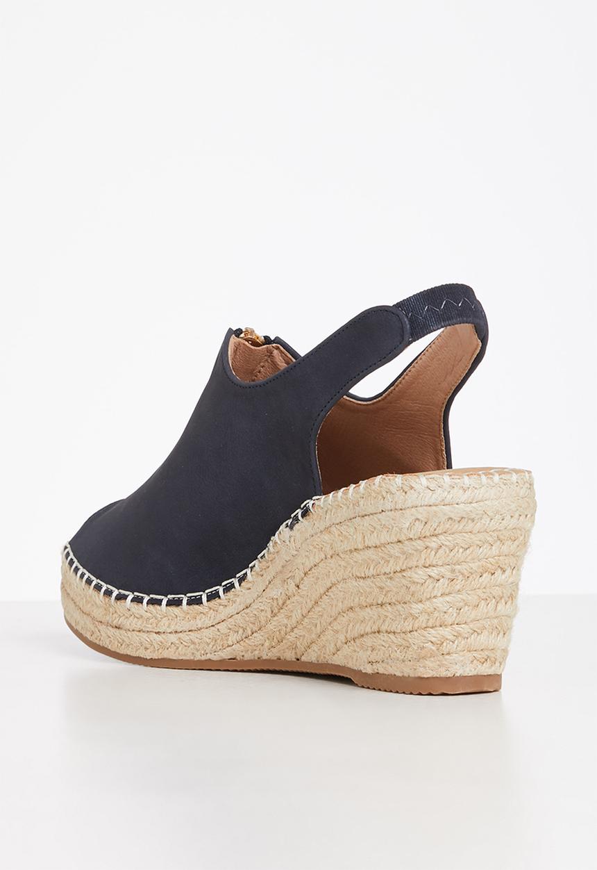 Butterfly Feet - Savy 2 espadrille wedge heel - navy