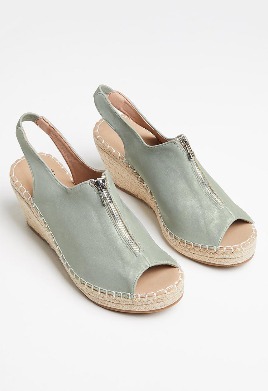 Butterfly Feet - Savy 2 espadrille wedge heel - mint