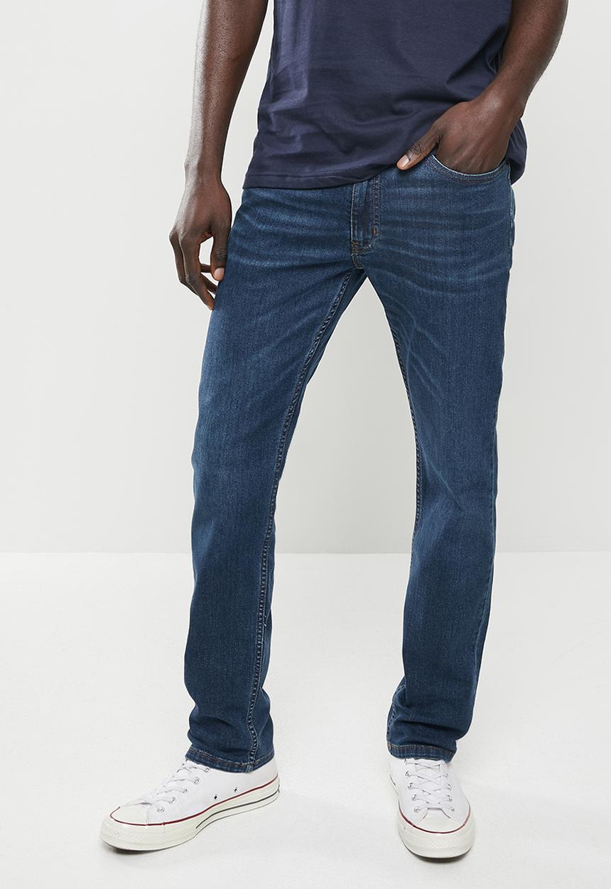 Lee  - Detroit regular slim fit jeans - green bay stretch