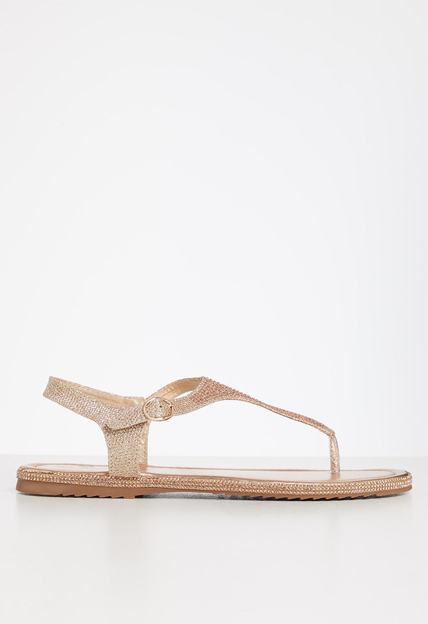 Butterfly Feet - Tumi 2 slingback t-bar sandal - rose gold