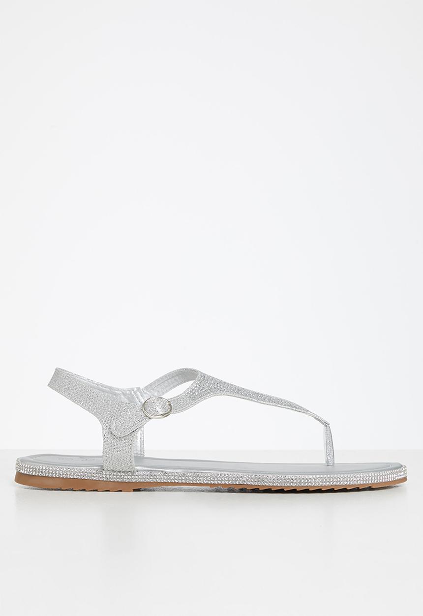 Butterfly Feet - Tumi 2 slingback t-bar sandal - silver