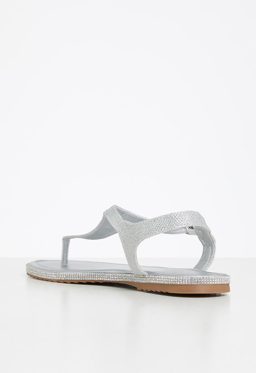 Butterfly Feet - Tumi 2 slingback t-bar sandal - silver