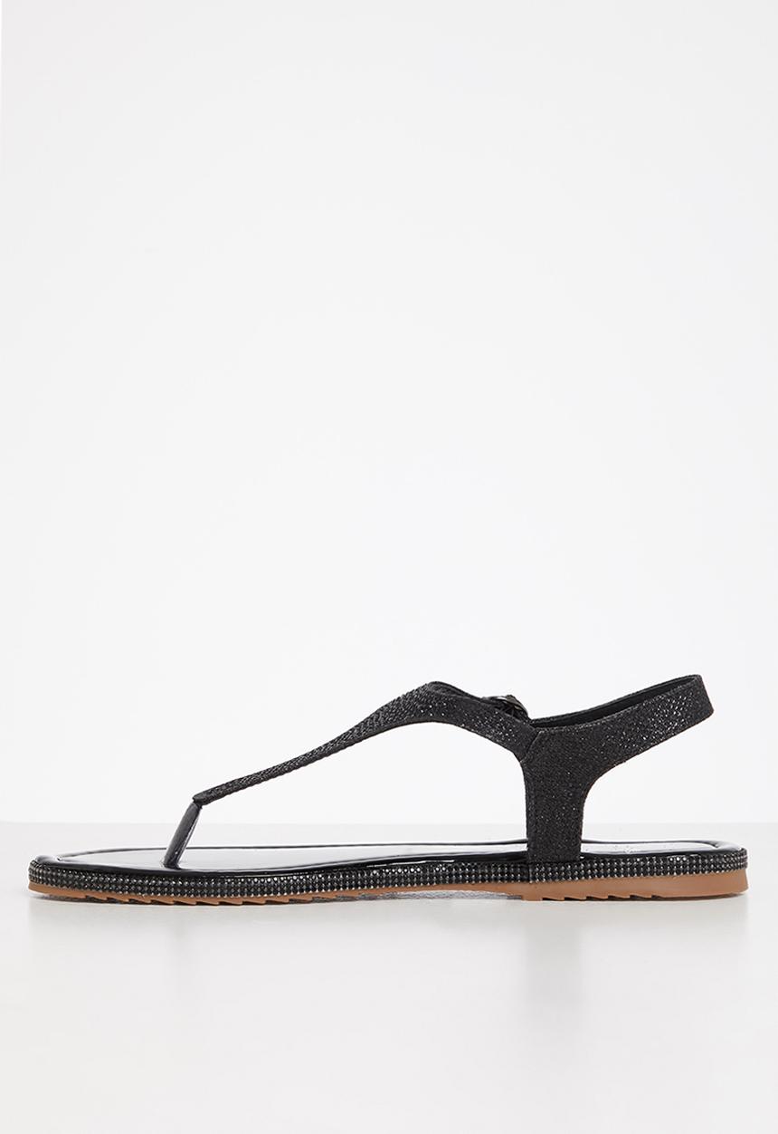 Butterfly Feet - Tumi 2 slingback t-bar sandal - black