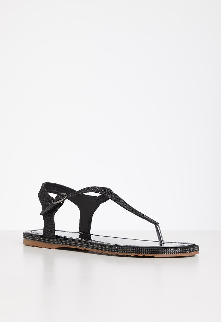 Butterfly Feet - Tumi 2 slingback t-bar sandal - black