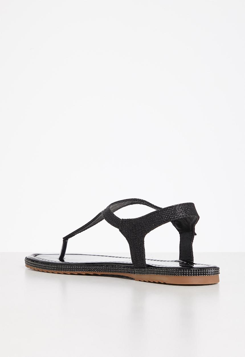 Butterfly Feet - Tumi 2 slingback t-bar sandal - black
