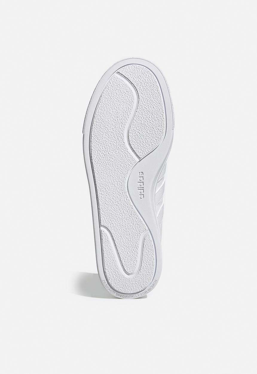 adidas Originals - Court platform - ftwr white/ftwr white/gold met.