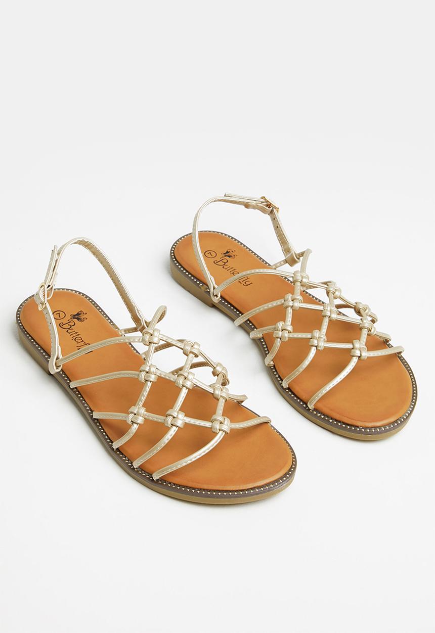 Butterfly Feet - Frost 4 slingback sandal - gold