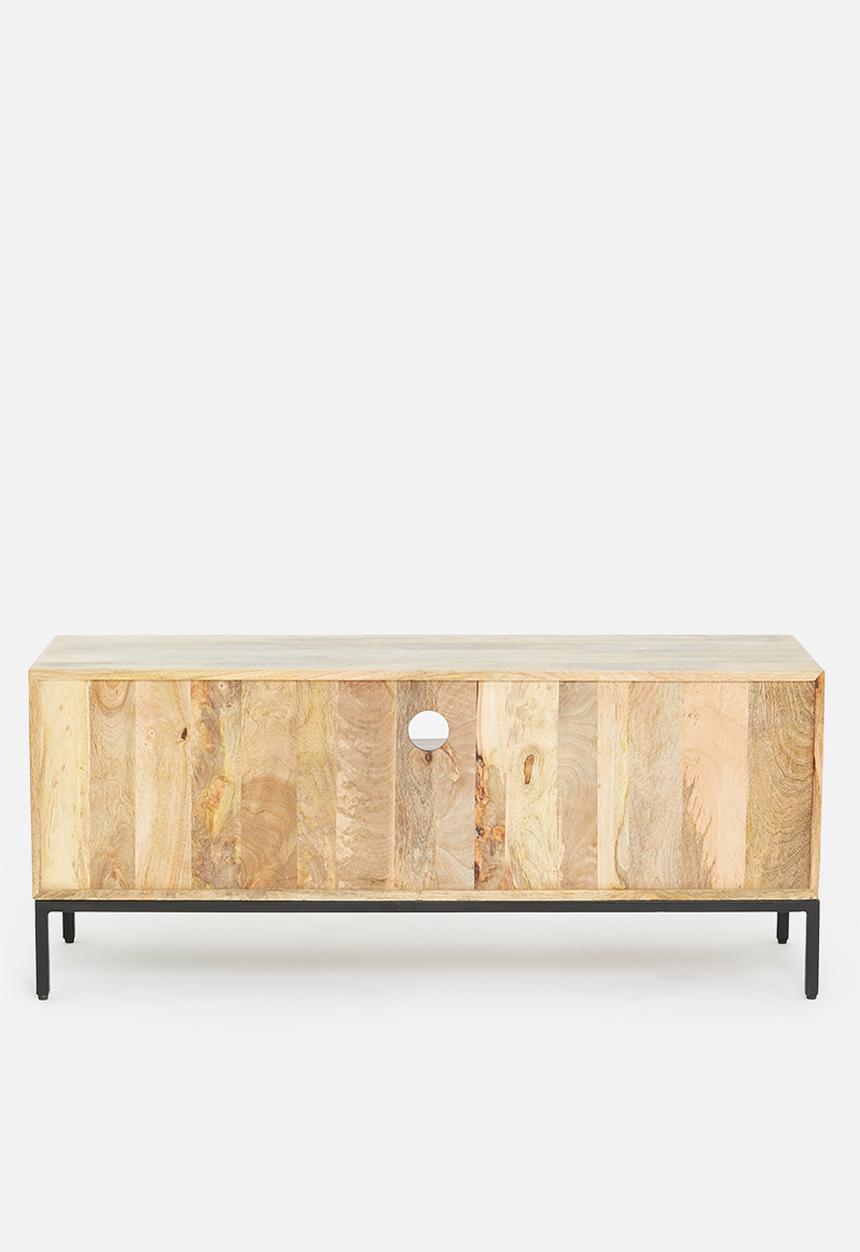 Sixth Floor - Mango tv unit - natural & black