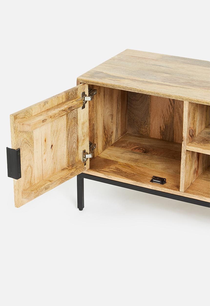 Sixth Floor - Mango tv unit - natural & black