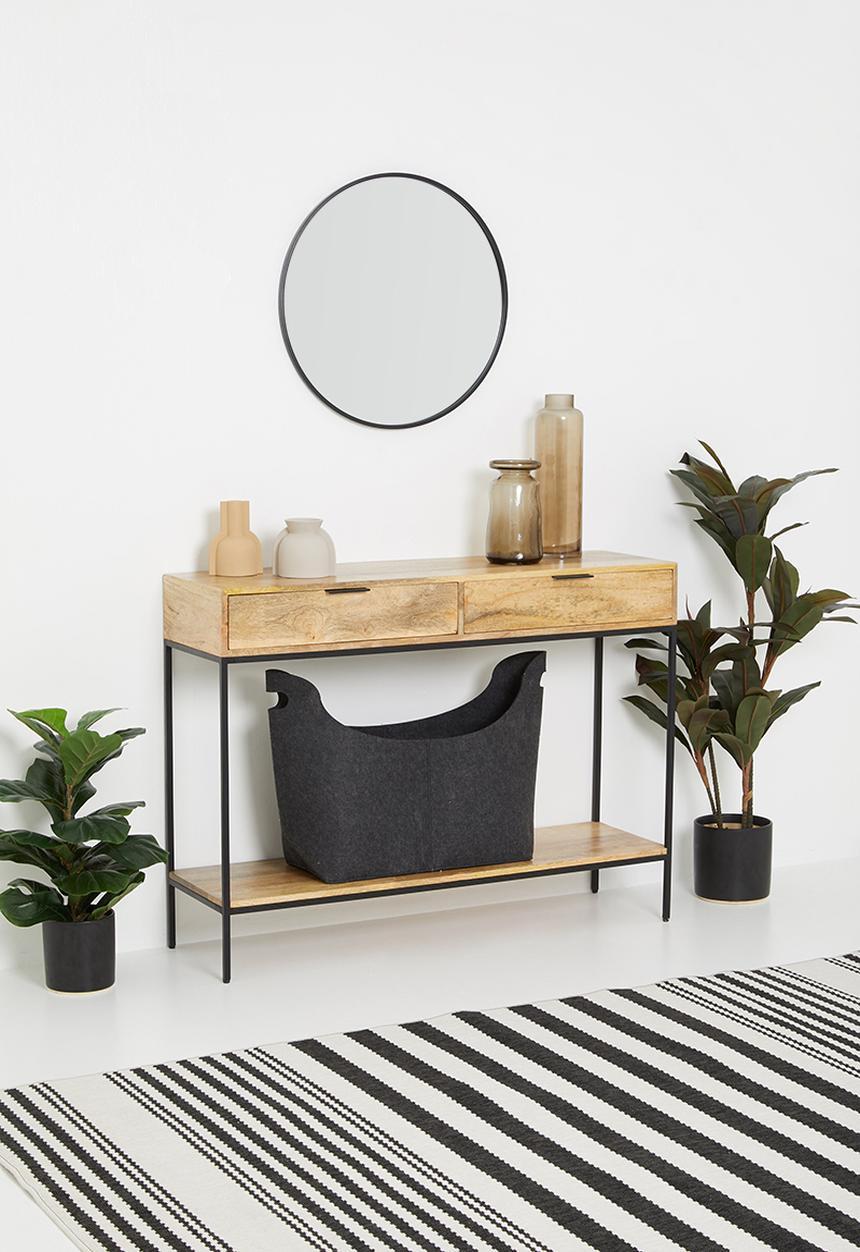 Sixth Floor - Mango console - natural and black