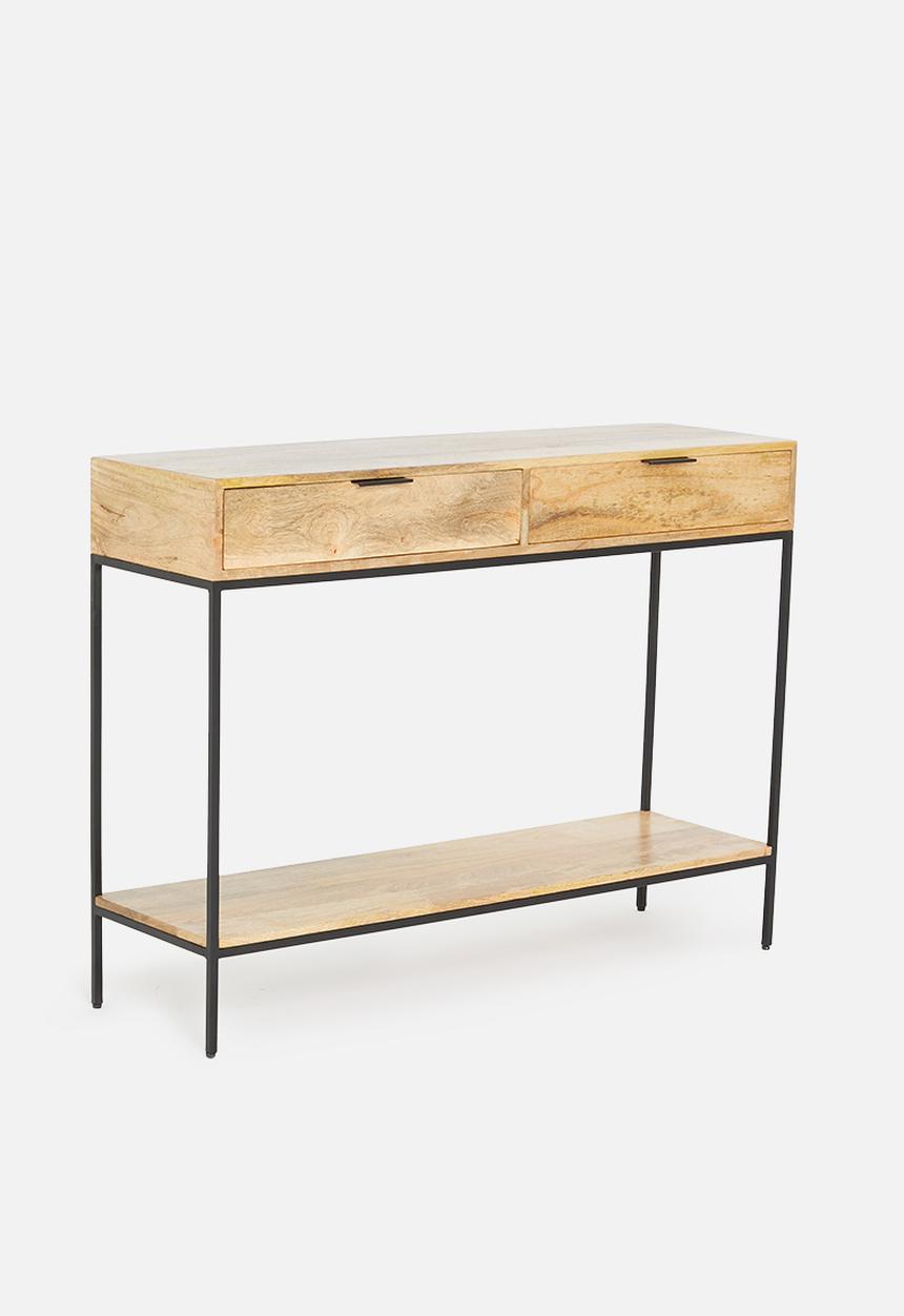 Sixth Floor - Mango console - natural and black