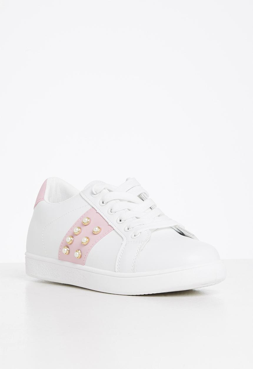dailyfriday - Jamie pearl sneakers - white & pink
