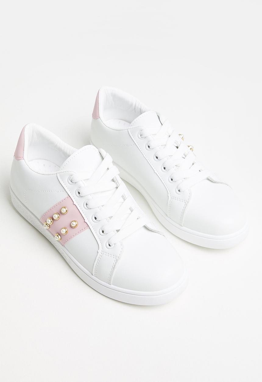 dailyfriday - Jamie pearl sneakers - white & pink