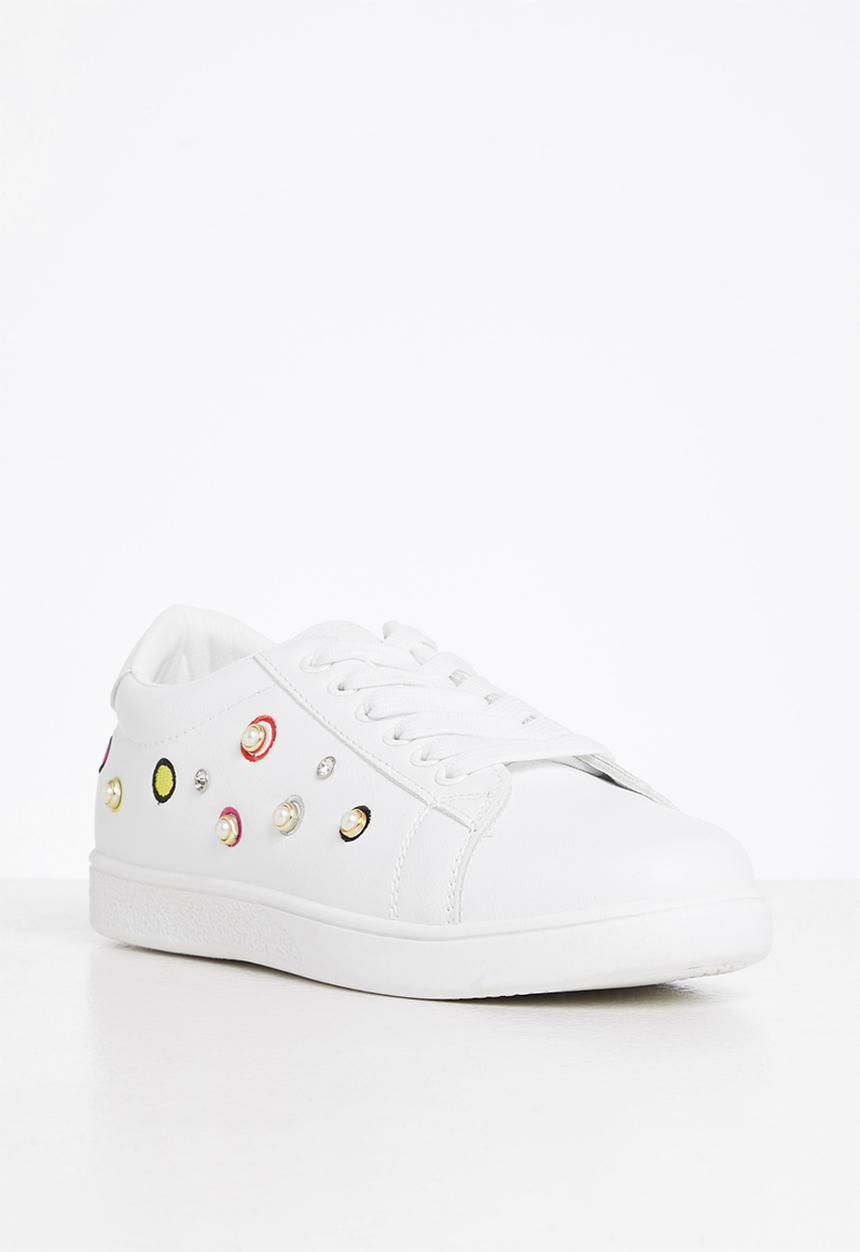 dailyfriday - Shelly side detail sneakers - white