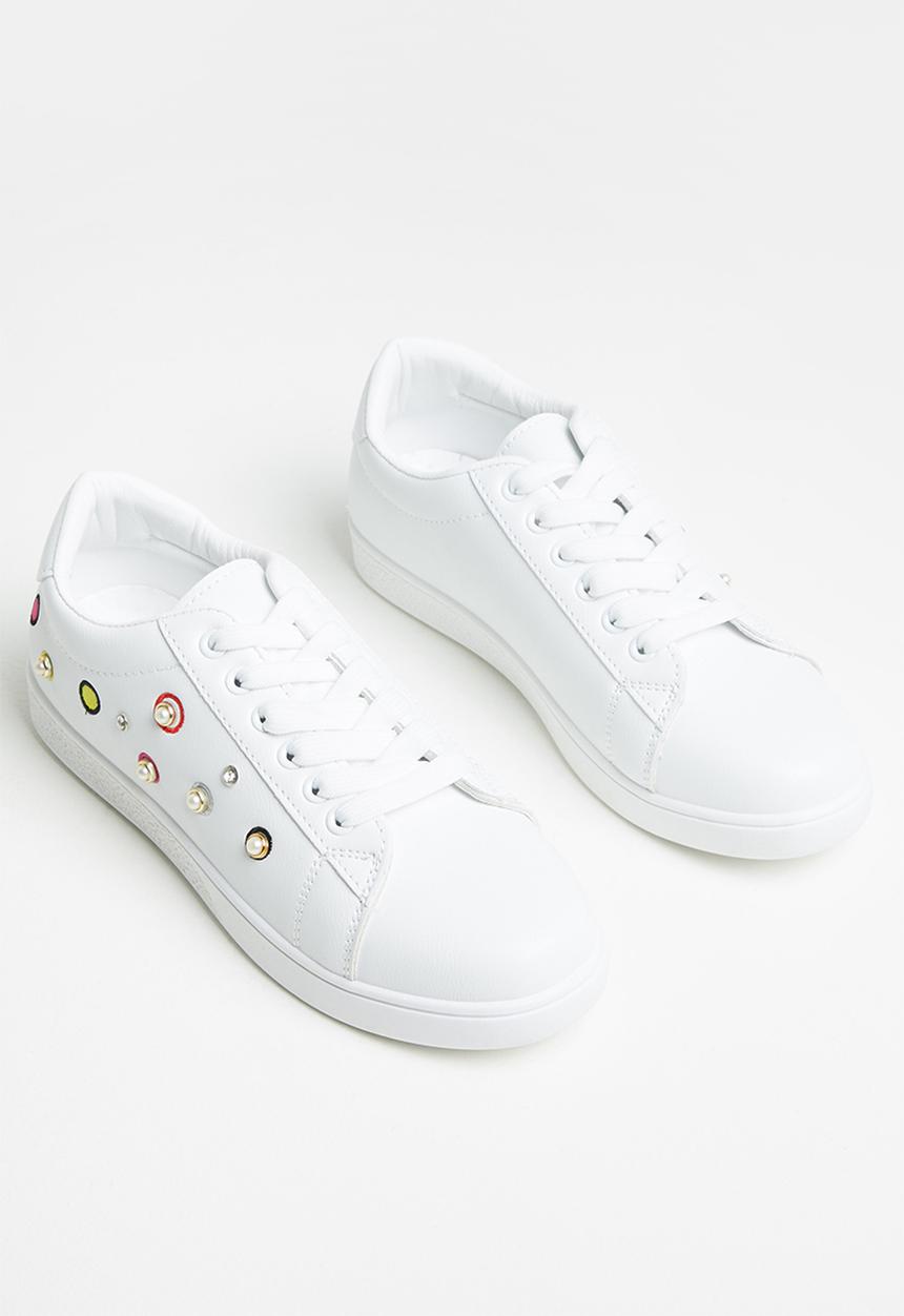 dailyfriday - Shelly side detail sneakers - white