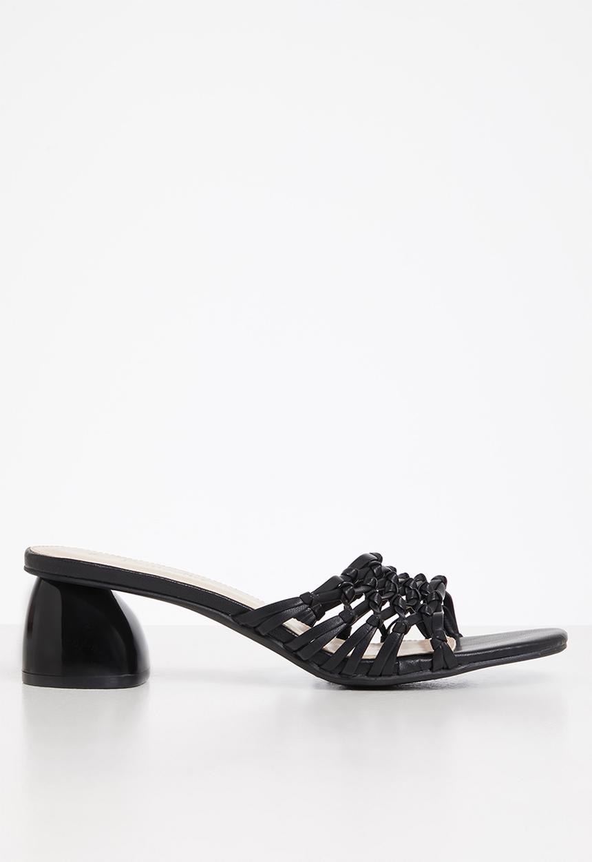 Butterfly Feet - Safia 1 mule block heel - black