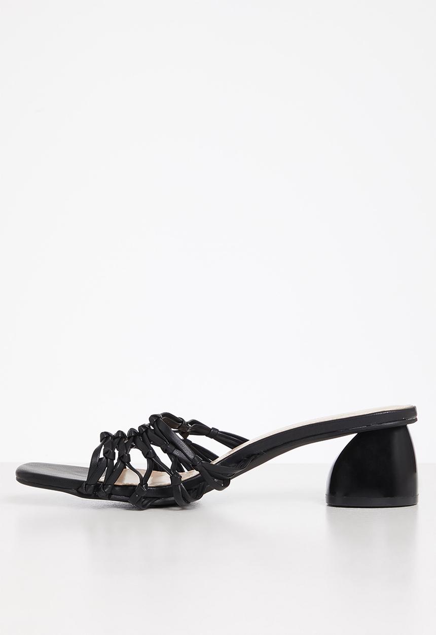 Butterfly Feet - Safia 1 mule block heel - black
