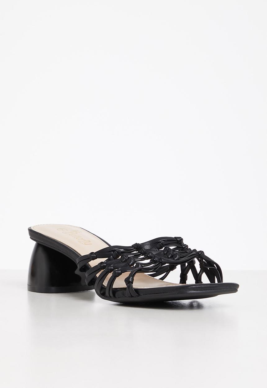 Butterfly Feet - Safia 1 mule block heel - black