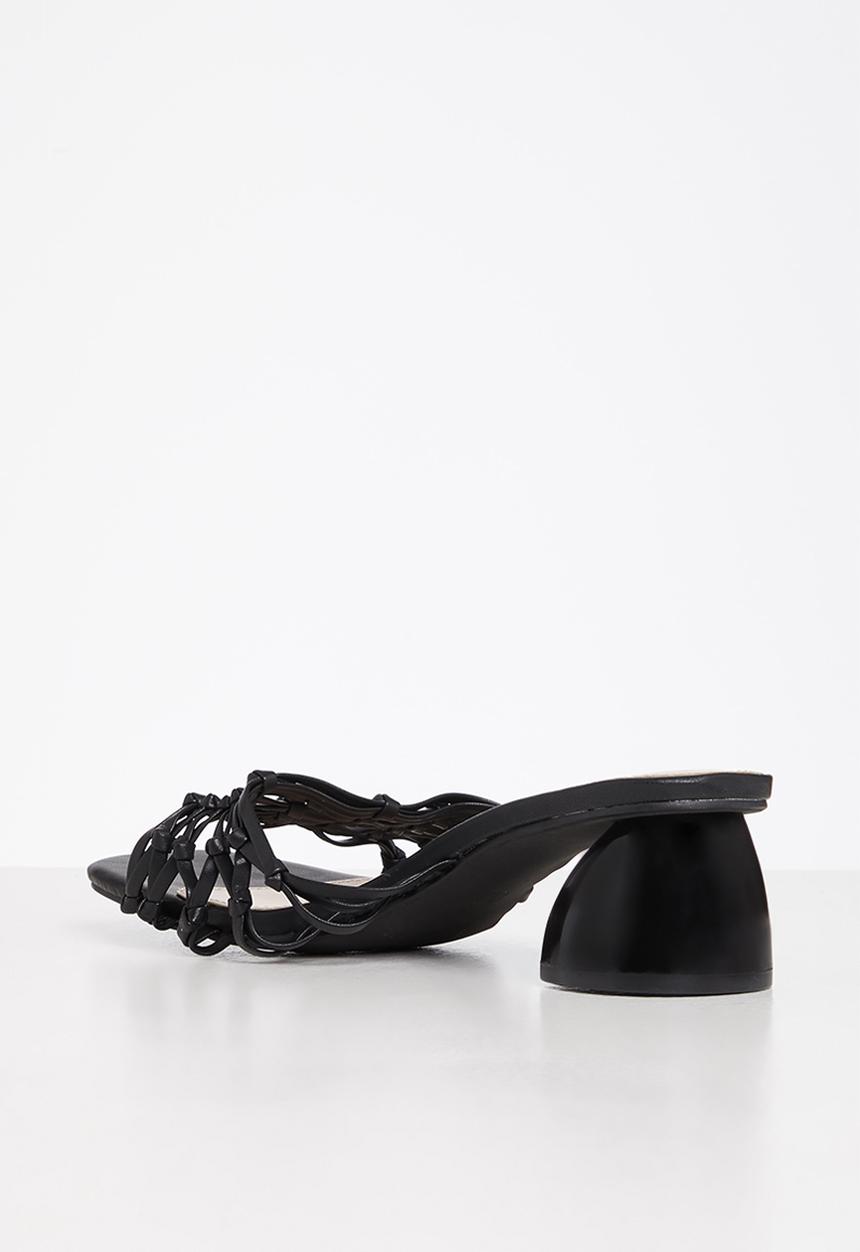 Butterfly Feet - Safia 1 mule block heel - black
