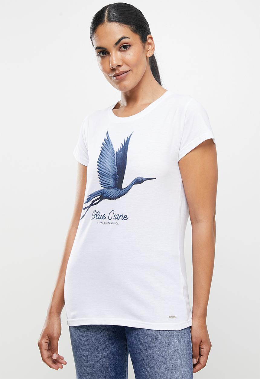 Lizzy - Airia short sleeve tee - white