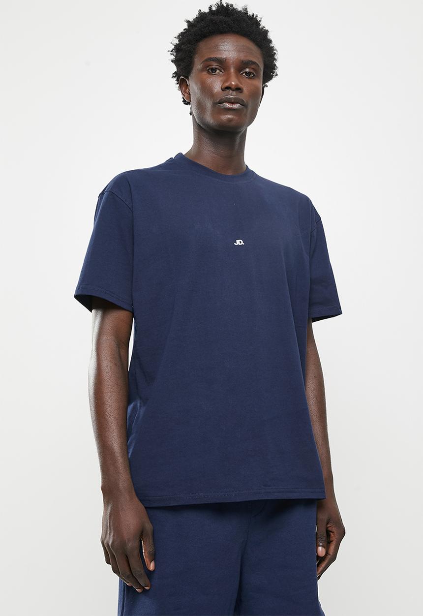 Jonathan D - Duke Crew Neck T-shirt- ink blue